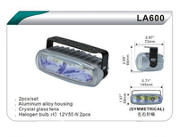 Фары дополнительные DLAA 600 W/2хH3-12V-55W/145*50mm компл.(7952) 