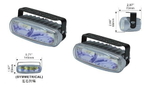 Фары дополнительные DLAA 600 RY/2хH3-12V-55W/145*50mm компл.(7951)