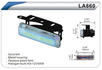 Фары дополнительные DLAA 660 RY/H3-12V-55W/128*37mm компл.(7953) 