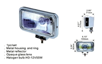 Фары дополнительные DLAA 88 EY хром/H3-12V-55W/155*90mm(7960) 