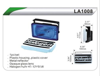 Фары дополнительные DLAA 1008 W/H3-12V-55W/160*100mm/крышка (7979) 
