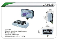Фары дополнительные DLAA 1039 W/H3-12V-55W/159*101mm/крышка(7994)