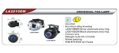 Фары дополнительные DLAA 2010 BRY/BY/H3-12V-55W/71*58mm компл.(8015)