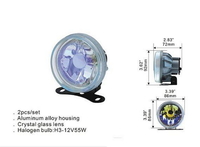 Фары дополнительные DLAA 2040 W/H3-12V-55W/D=86mm компл.(8017) 