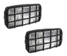 Фары дополнительные DLAA 7050 RY/H3-12V-55W/196*82mm/решетка компл.(8032)