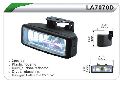 Фары дополнительные DLAA 7070 D-RY/160*55mm компл.(8036)