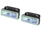 Фары дополнительные DLAA 8813 RY/H3-12V-55W/120*50mm комплект(8051)