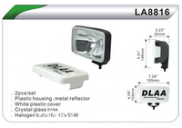 Фары дополнительные DLAA 8816 W/H3-12V-55W/185*104mm/крышка компл.(8054) 