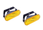 Фары дополнительные модель VARRAN HY-001H-1/YELLOW H3-12V-55W/130*40mm компл.(8063)