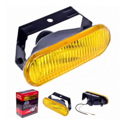 Фары дополнительные модель VARRAN HY-001H-1/YELLOW H3-12V-55W/130*40mm компл.(8063)