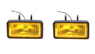 Фары дополнительные модель VARRAN HY-039B/YELLOW H3-12V-55W/155*67mm (8069)