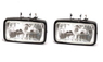 Фары дополнительные модель VARRAN HY-041B/CLEAR H3-12V-55W/165*90mm (8070)