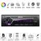 Автомагнітола Pulso P110111 1DIN з Bluetooth, RGB, USB, FM, RCA, 4×50 Вт, LCD-дисплей(13351)