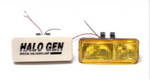 Фары дополнительные модель VARRAN HY-116B/YELLOW H3-12V-55W/190*75mm (BIGIE)(8093)
