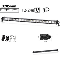 LED балка D144W дальний свет 1285mm под решетку(12736) 