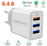 Сетевое зарядное BRUM BM-SQ-002 QC3.0 (3USB 5.4A)8162BMSQ002