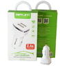 Автомобильное зарядное устройство BRUM BM-A002 (2USB 2.4A)8166BMA002