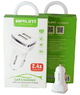Автомобильное зарядное устройство BRUM BM-A002 (2USB 2.4A) с кабелем Micro USB 8168BMA002 Автомобильное зарядное устройство BRUM BM-A002 (2USB 2.4A) с кабелем Micro USB 8168BMA002