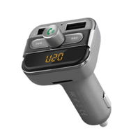 Bluetooth FM-трансмиттер модулятор Earldom M11 Серый(8228M11)