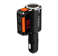 Bluetooth FM-трансмиттер модулятор Earldom M10 Чёрный (8229M10) 
