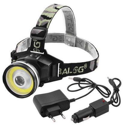 Фонарь Police 12v T631-COB+3W,встроенный аккумулятор,ЗУ 200V/12V, комплект(8273T631)