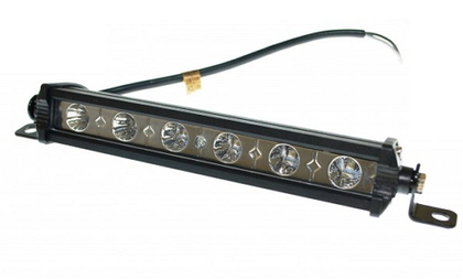 Светодиодная фара AllLight E-18W однорядная 6chip OSRAM 3535 spot 9-30V(8305)