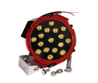 Светодиодная фара AllLight 51W RED 17chip OSRAM 3535 spot 9-30V(8308) 
