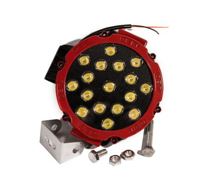 Светодиодная фара AllLight 51W RED 17chip OSRAM 3535 spot 9-30V(8308)