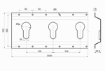 Полоса крепления груза 3 метра Италия (8506)