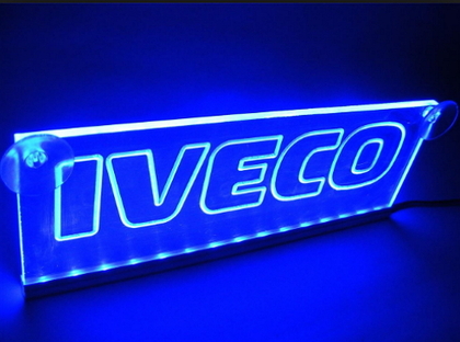 Светодиодная табличка IVECO 200x120мм 24v(8700)