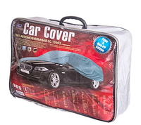 Тент автомобильный CС13402 XL серый с подкладкой PEVA+Non PP Cotton 534х178х120 (8768) 