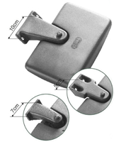 Зеркало бардюрное  VOLVO (290x180)/877 VOLVO