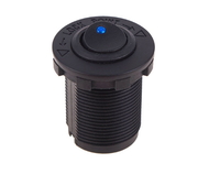 Кнопка врезная в планку 12V 20A BLUE (8770) 