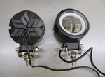 Дополнительные LED фары GV-20W СТГ круглые-2шт.(8775)
