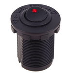 Кнопка врезная в планку 12V 20 A RED (8781)