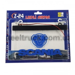 Светодиодная табличка Scania 200x120мм 24v(8839)