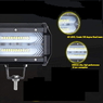 Светодиодная LED фара Allpin 24 Вт линза 6D (8853D624)