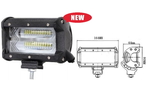 Светодиодная LED фара Allpin 24 Вт линза 6D (8853D624)