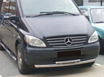 ЗАЩИТА ПЕРЕДНЕГО БАМПЕРА ТРУБА ОДИНАРНАЯ MERCEDES VITO 2003-2010 (8947) 