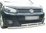 ЗАЩИТА ПЕРЕДНЕГО БАМПЕРА ТРУБА ОДИНАРНАЯ VolksWagen Caddy 2004-2010 (8952) 