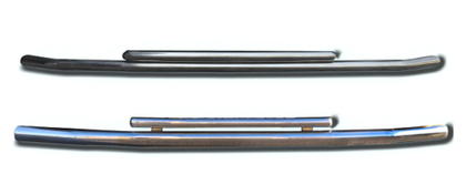 ЗАЩИТА ПЕРЕДНЕГО БАМПЕРА ТРУБА ДВОЙНАЯ Volkswagen CADDY 2004-2010 (8979) 