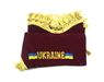 Шторы в кабину грузовика (UKRAINE) бордовый цвет(9147)