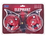 Сигнал улитка СА-10122, Еlephant, 12V, краснo-черный (9149)