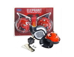 Сигнал улитка СА-10122, Еlephant, 12V, краснo-черный (9149)