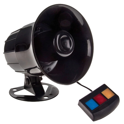 Сигнал Полиция CА-90104, 30W, 3 тона +блок (9156)