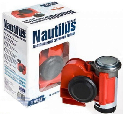 Сигнал воздушный CA-10350/NAUTILUS "Compact"/12V/красный (9163)