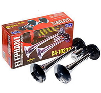 Сигнал воздушный CA- 10238, Еlephant, CIKADA 2-дудки металл 12V/24V (9172) 