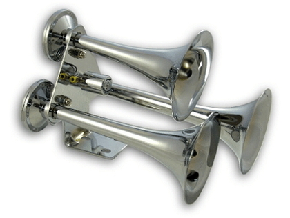 Сигнал возд SL-1006 CIKADA 3-дудки металл 12V/24V (SL-1006) (9181)