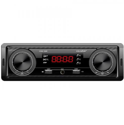 Автомагнитола бездисковая MP3/SD/USB/FM проигрыватель Celsior CSW-186R (9268)