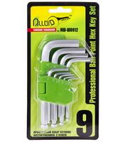 Набір ключів вигнутих TORX. 9 пр. T10 -T50 Alloid (9315) 